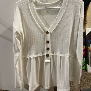 Loose fit Maurices sweater babydoll top Women’s small